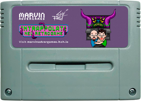 Intrappolati nel Retrogame cartridge mockup