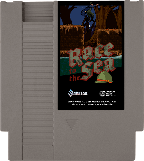 Race To The Sea cartridge mockup