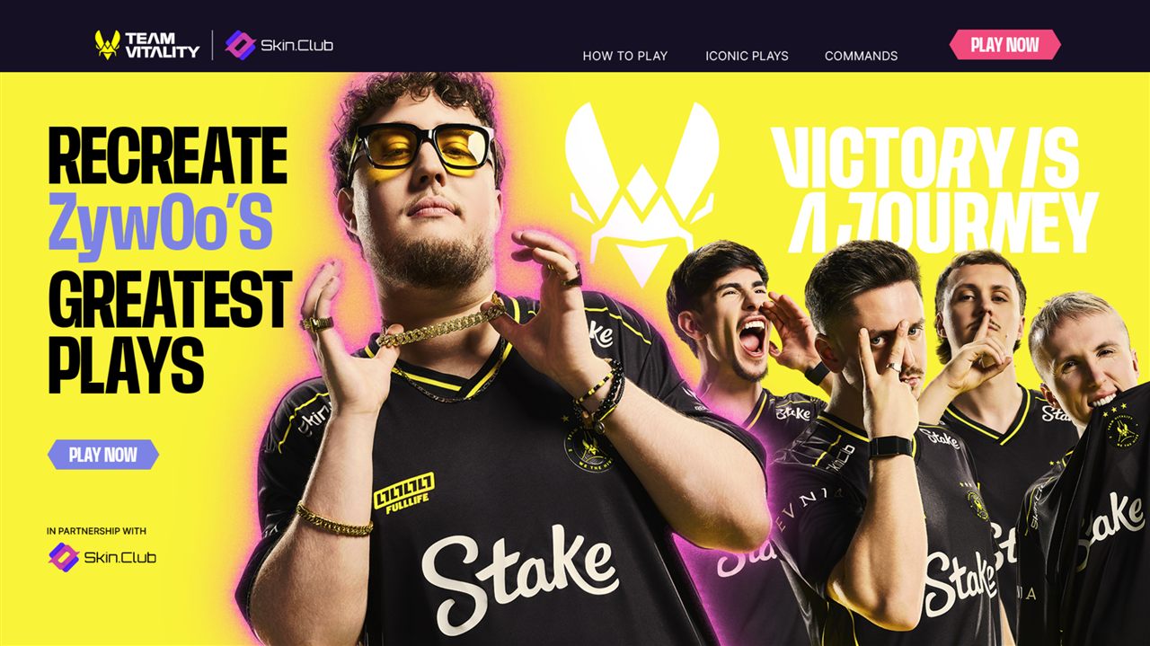 Recreate ZywOo's Greatest Plays hero banner