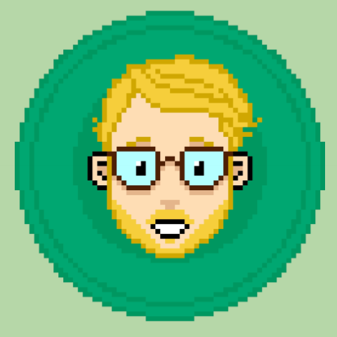 Marcos Fuchter pixel-art portrait